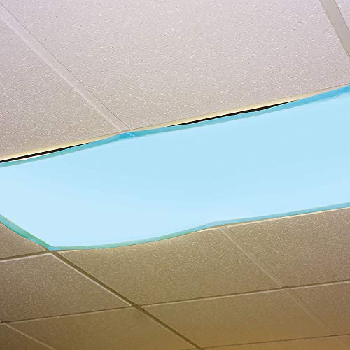 Educational Insights The Original Fluorescent Light Filters: Tranquil Blue 4-Pack, Fluorescent Light Covers, Easy Install for Classrooms, Office, Hospitals & Home, Teacher Classroom Essentials