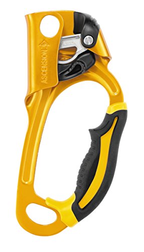 Petzl Right Handled Ascender, 1124 lb, Gold