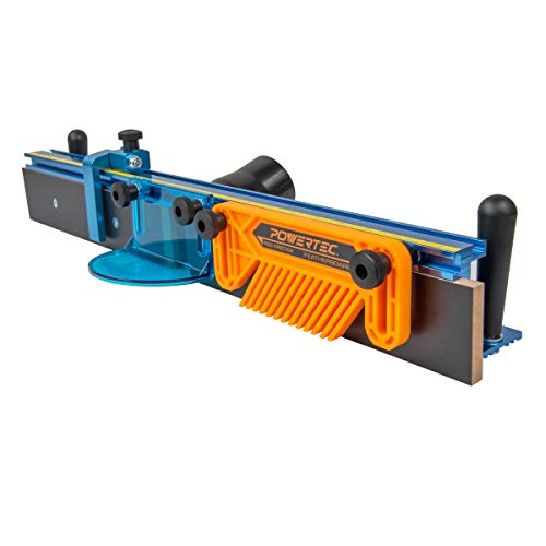 POWERTEC 71536 Deluxe Router Table Fence System 3-3/8” Tall 24' Long