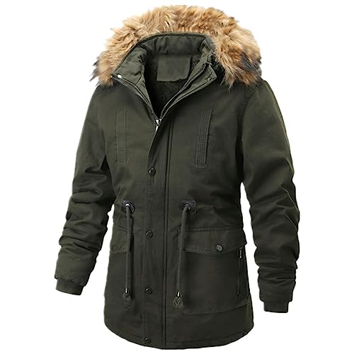 Mannen Winter Casual Dikke Katoen Parka Herfst Winddicht Kwaliteit Jacket