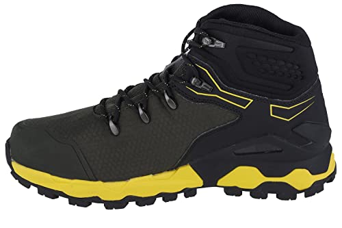 Inov-8 Men's Roclite Pro G 400 GTX V2 Hiking Boots Shoes, Olive/Black/Yellow, 9