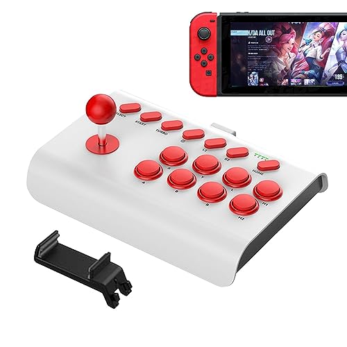 Retro Game Console Joystick, Fight Jooy Stick Arcade Game Controller, Turbo Functions Nostalgic Game Controller, Arcade Fight Stick Games Console, Fight Stick Controller for Pc and Retro Game Consoles