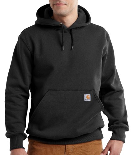 Carhartt Men's Rain Defender Loose Fit Heavyweight Sweatshirt, Black, XX-Large