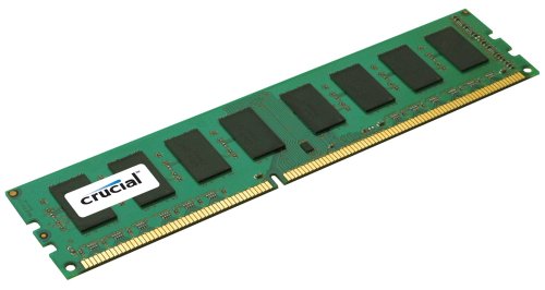 Crucial 2GB Single DDR3 1066 MT/s (PC3-8500) CL7 Unbuffered UDIMM 240-Pin Desktop Memory Module CT25664BA1067
