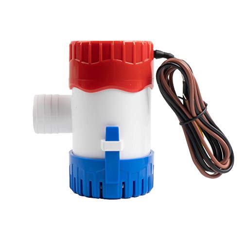 Sanuke 1100gph Bilge Pump Electric 12V Submersible Marine Water Pump Accessories Marin Boat , Low Noise