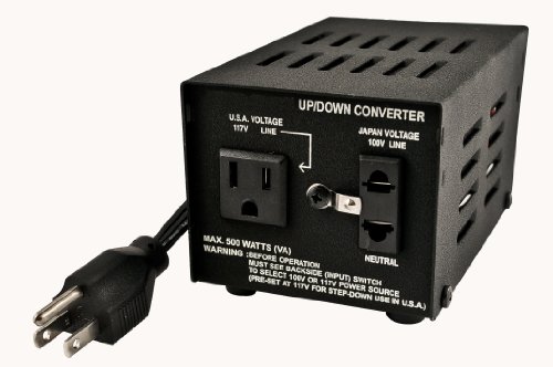 VCT VT-500J - Japanese Step Up/Down Voltage Transformer Converts Japan 100 Volts To 110V OR Vice Versa - 500 Watt