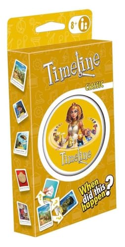 Timeline Classic Card Game | Fun Educational Trivia Game for Adults and Kids | Ages 8+ | 2-6 Players | Average Playtime 15 Minutes | Made by Zygomatic