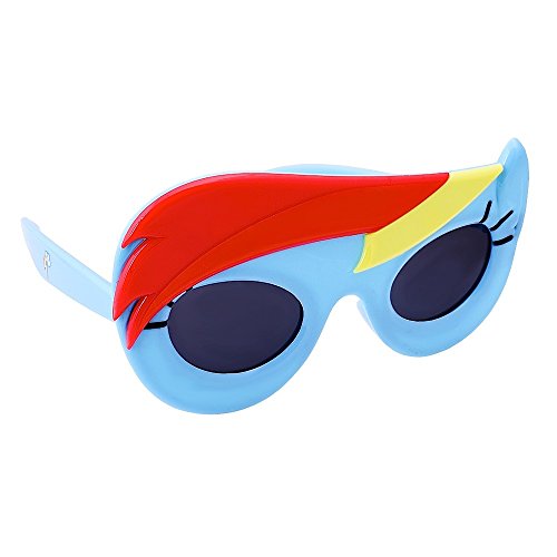 Sun-Staches My Little Pony Rainbow Dash Sunglasses | Dress Up or Costume Accessory | One Size Fits Most Kids