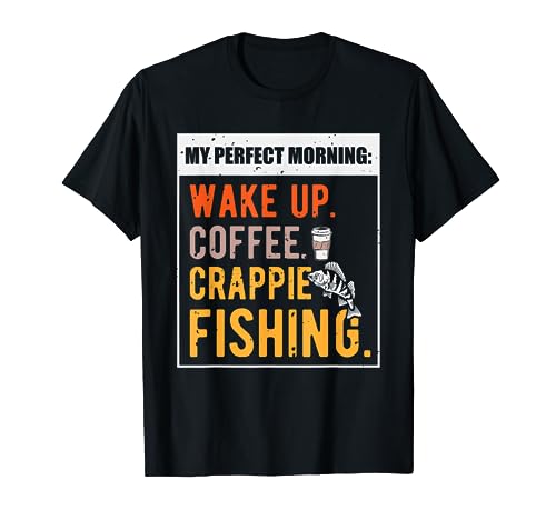 Crappie Fishing Net Crappie Fishing Rod Fisher Fisherman T-Shirt