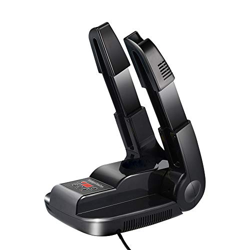 DR.PREPARE Boot Dryer Shoe Dryer Ozone, Glove Dryer & Boot Warmer with Heat Blower, Portable Adjustable Rack and Timer, Folding Design & Quick Drying for Shoes, Gloves, Hats, Socks, Ski Boots (Ozone)