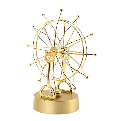 AIXICWXI Electronic Perpetual Motion Ferris Wheel Revolving Perpetual Motion Machine Model Electronic Revolving Balancing Physical Science Toy Office Home Ornaments