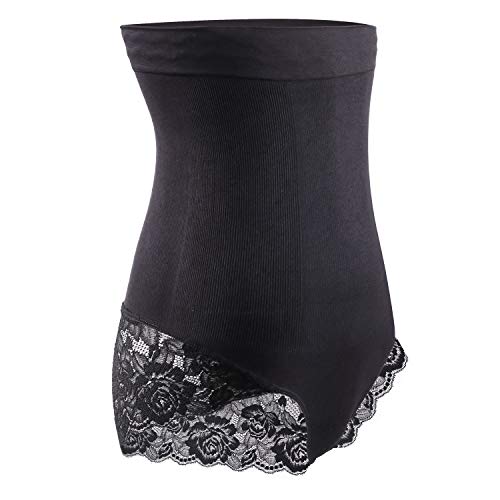 DREAM SLIM High-Waist Seamless Body Shaper Briefs Butt Lifter Tummy Control Panty - Shapewear for Women (Black, XXXL)