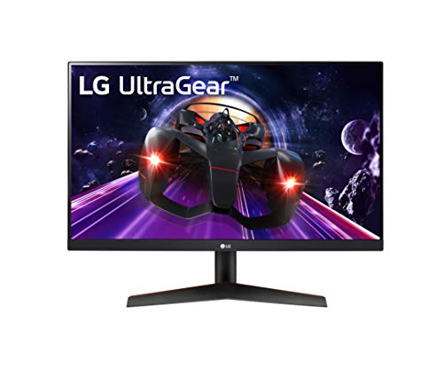 LG 24GN600-B UltraGear Gaming Monitor 24' Full HD (1920 x 1080) IPS Display, 1ms (GtG) Response Time, 144Hz Refresh Rate, AMD FreeSync Premium, HDR10, 3-Side Virtually Borderless Display,Black