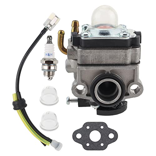Carbhub 753-05251 Carburetor for Troy-Bilt TB146EC TB144 TB425CS TB475SS TB490BC TB514CS TB514ES TBE515 TB525CS TB525ES TB525ET TB539E TB575ES TB590BC Edger Trimmer Replace for 753-05251,753-04296
