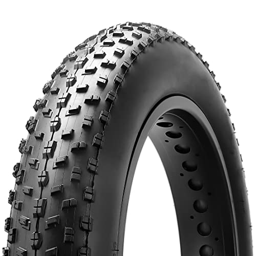 MOHEGIA Fat Tire,26 x 4.0 inch Fat Bike Tire,Folding Bead Electric Bike Tires,Compatible Wide Mountain Snow Bicycle