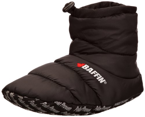 Baffin Unisex CUSH BOOTY Insulated Slipper, Black, X-Large