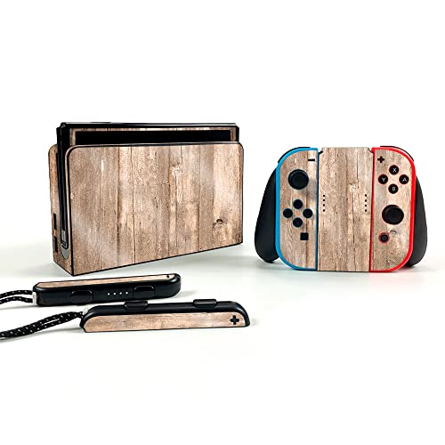 MightySkins Glossy Glitter Skin Compatible with Nintendo Switch OLED - On The Fence | Protective, Durable High-Gloss Glitter Finish | Easy to Apply and Change Styles | Made in The USA