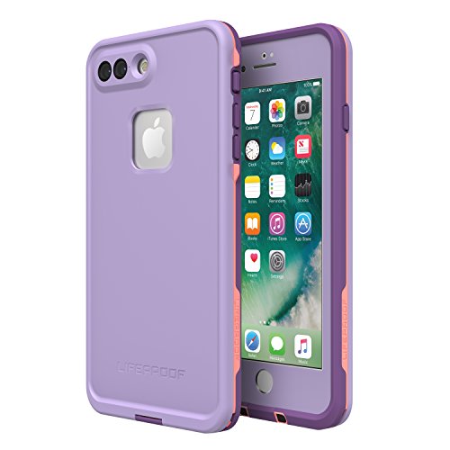 Lifeproof FRĒ SERIES Waterproof Case for iPhone 8 PLUS & 7 PLUS (ONLY) - Retail Packaging - CHAKRA (ROSE/FUSION CORAL/ROYAL LILAC)