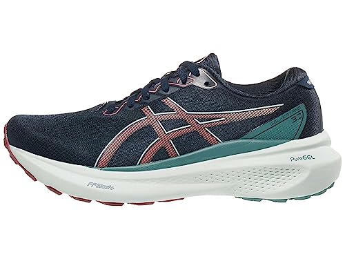 ASICS Women's GEL-KAYANO 30 Running Shoes, 8.5, FRENCH BLUE/LIGHT GARNET