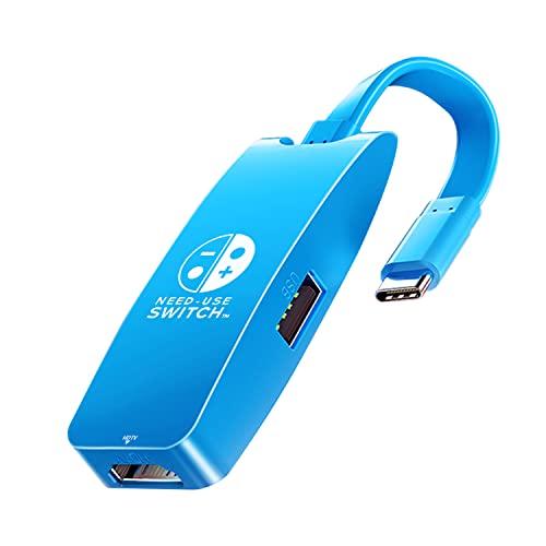 Dock｜Docking Station | 3 in 1 Type-C Dock Suitable for MacBook Pro, Air,Ipad,Samsung (Blue)