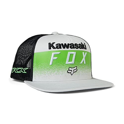 Fox Racing Men's Standard Fox X KAWI Snapback HAT, Steel Grey, OS