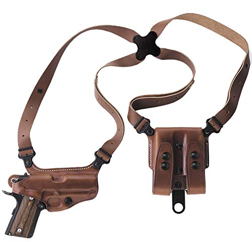 Galco Miami Classic Shoulder System for 1911 5-Inch Colt, Kimber, para, Springfield (Tan, Right-Hand)
