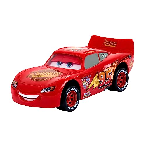 Mattel Disney Pixar Cars Toy Cars & Trucks, Moving Moments Lightning McQueen Vehicle with Moving Eyes & Mouth (Amazon Exclusive)