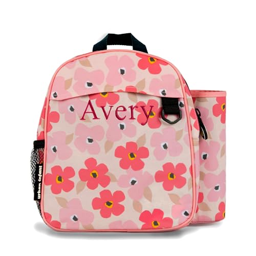 Urban Infant Personalized Toddler Backpack – Ideal for Preschool and Daycare – Boys and Girls – Poppies