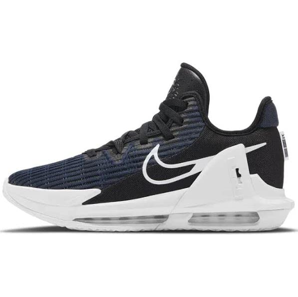 Nike Mens Lebron Witness 6 Basketball Shoes (Black/White/Dark Obsidian, Adult, Men, Numeric, Medium), 11.5