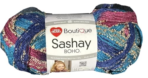 RED HEART Boutique Sashay Boho Yarn, Vintage