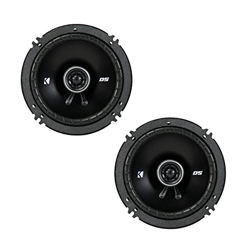 KICKER DSC650 6.5-Inch (160-165mm) Coaxial Speakers, 4-Ohm (Pair)