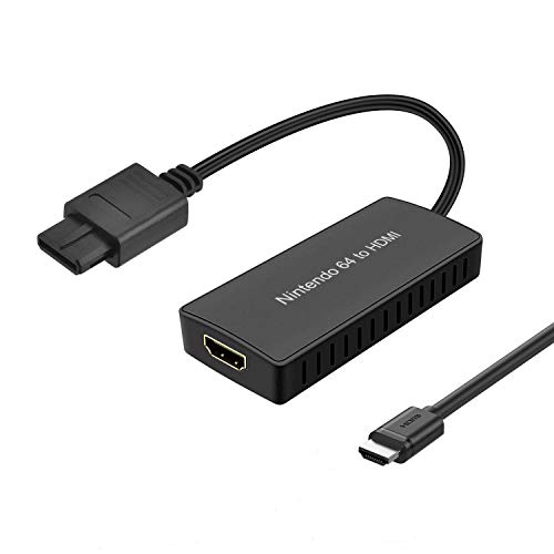 Y.D.F N64 to HDMI Converter, HD Link Cable for N64, Nintendo 64 to HDMI Compatible Nintendo 64/ Game Cube/SNES/SFC（Plug and Play, no Power Supply Required.）