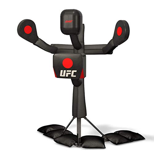 UFC BAS Body Action System Deluxe - Professional Freestanding Home Training Equipment System for MMA, Kickboxing, Muay Thai and Martial Arts - Adjustable Punching and Kicking Pads
