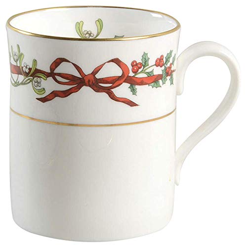 Royal Worcester Holly Ribbons 8-Ounce Mug