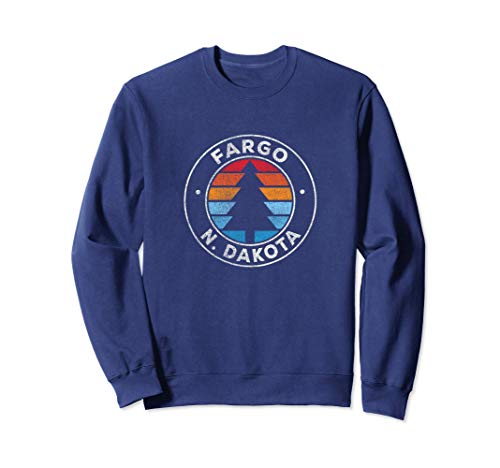 Fargo North Dakota ND Vintage Graphic Retro 70s Sweatshirt