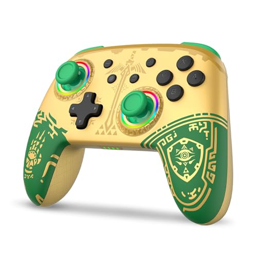 IINE Switch Controller, Wireless Switch Pro Controllers for SWITCH/OLED/LITE, Switch Remote Gamepad with NFC, Turbo, Vibration, Wake Up and Motion Control Function