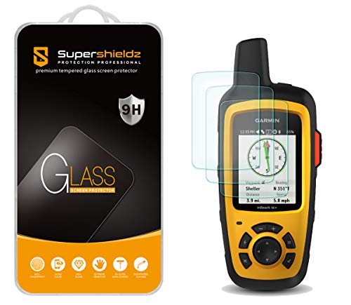 Supershieldz (3 Pack) Designed for Garmin inReach SE+ / inReach Explorer+ Plus Tempered Glass Screen Protector, Anti Scratch, Bubble Free