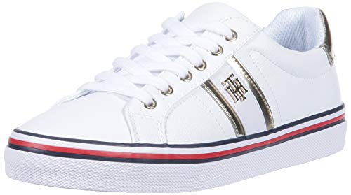 Tommy Hilfiger Women's FENTII Sneaker, White, 8.5