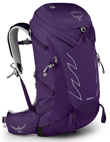 Osprey Tempest 34L Women's Hiking Backpack with Hipbelt, Violac Purple, WXS/S