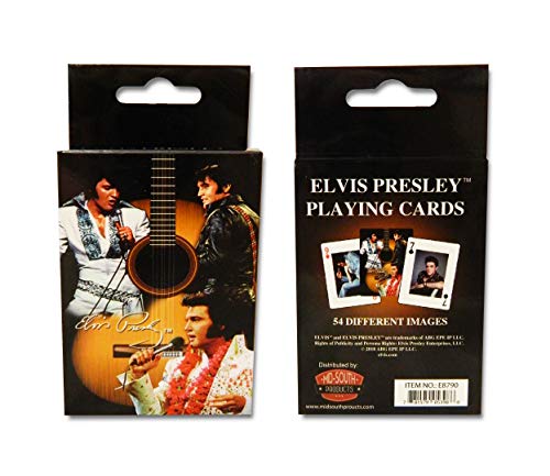 Midsouth Products Elvis Playing Cards - Elvis Presley with 54 Images