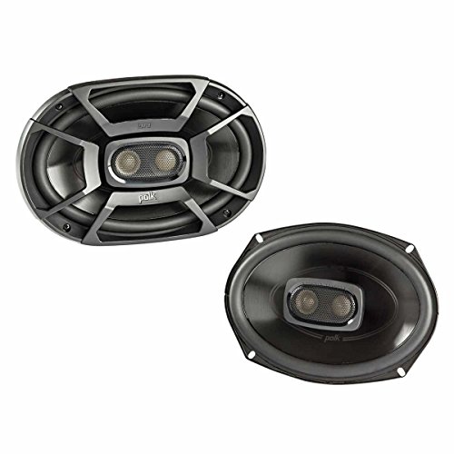 Polk Audio DB692 DB+ Series 6' x 9' Coaxial Speaker for Car & Marine, 3-Way Boat & Car Audio Speaker, 30-22kHz Frequency Response, Polypropylene Woofer Cone & 1/2' Silk Dome Tweeter, Easy Installation