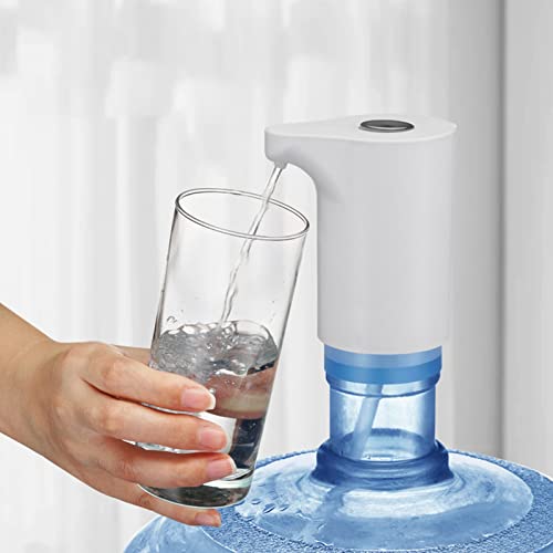 Smart Water Bottle Dispenser, Wate Pump 5 Gallon Water Dispenser Automatic Drinking Water Pump USB Rechargeable Water Jug Pump Dispenser Switch for Universal 5 Gallon Bottle