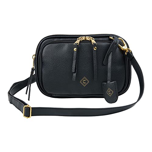 Allen Company Girls With Guns Concealed Casual Tomboy Clutch Purse, Lockable Concealed Carry, Ambidextrous, Black