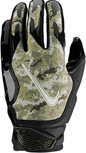 Nike Youth Vapor Jet 6.0 Football Receiver Gloves 'Salute To Service' (Trooper/Black-White, Medium)