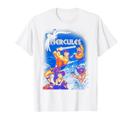 Disney Hercules Movie Poster DVD Cover Graphic T-Shirt T-Shirt