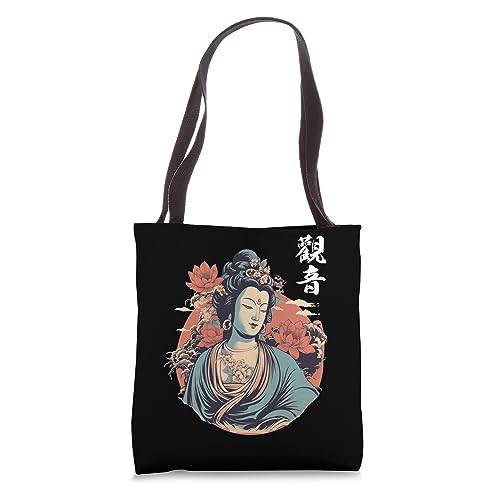 Guanyin Compassionate Bodhisattva Buddhist Young & Adult Tote Bag