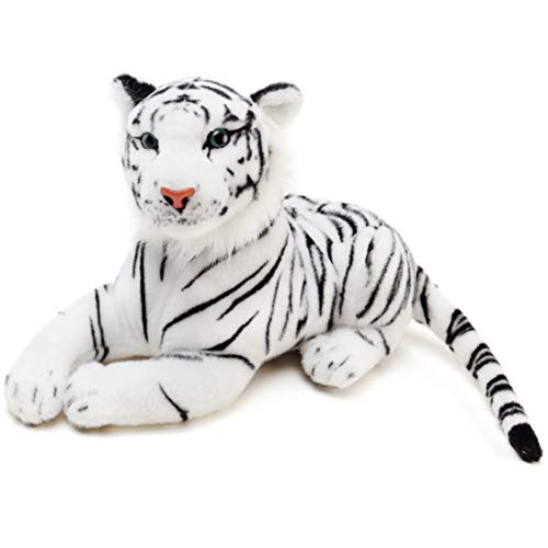 VIAHART Saphed The White Tiger - 17 Inch Stuffed Animal Plush - by Tiger Tale Toys