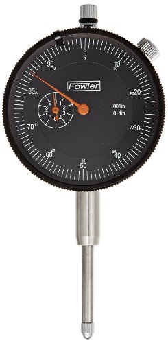 Fowler 52-520-109-0, Adg Dial Indicator With 0-1' Measuring Range (Black)