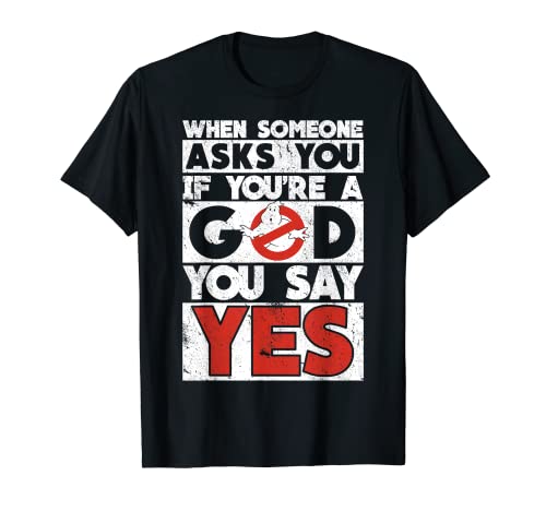 Ghostbusters Movie Quote Word Stack T-Shirt