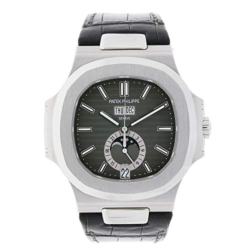 Patek Phillippe Nautilus 40MM Black Stainless Steel Men's Watch 5726A-001